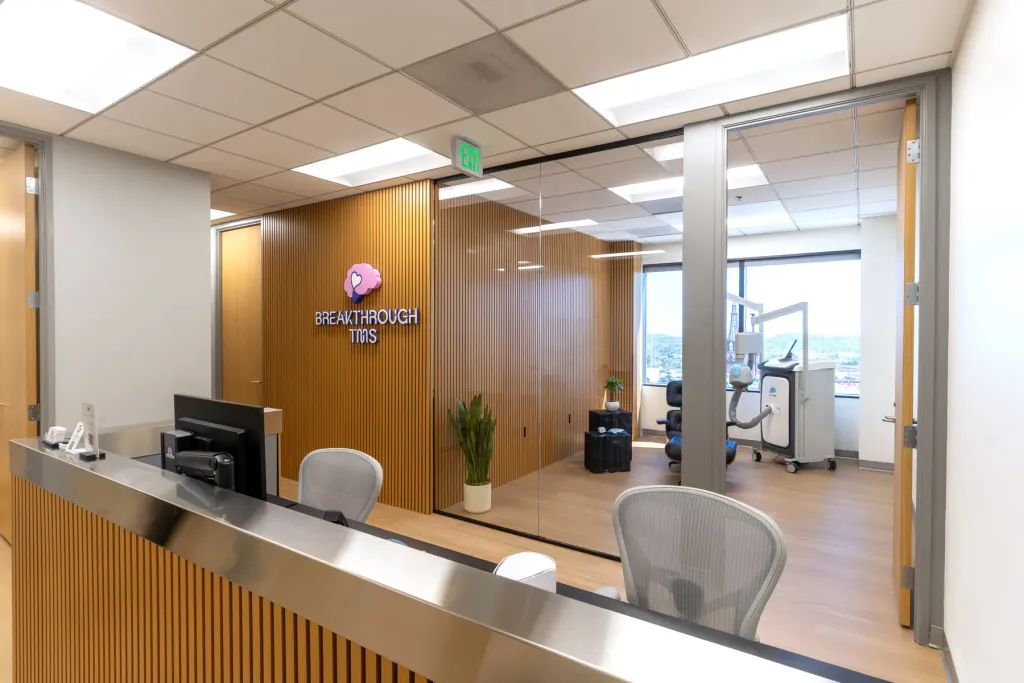 Breakthrough TMS office interior in Glendale